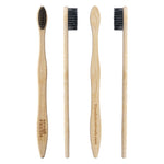 Kit Completo: 4 Cepillos de Bambú + 100 Copitos + Hilo Dental