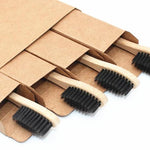 Kit Completo: 4 Cepillos de Bambú + 100 Copitos + Hilo Dental